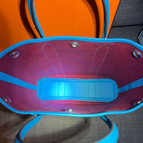 Hermes Garden File 28 Verso Bleu Zanzibar/Rubis w/box - Picture 4 of 9